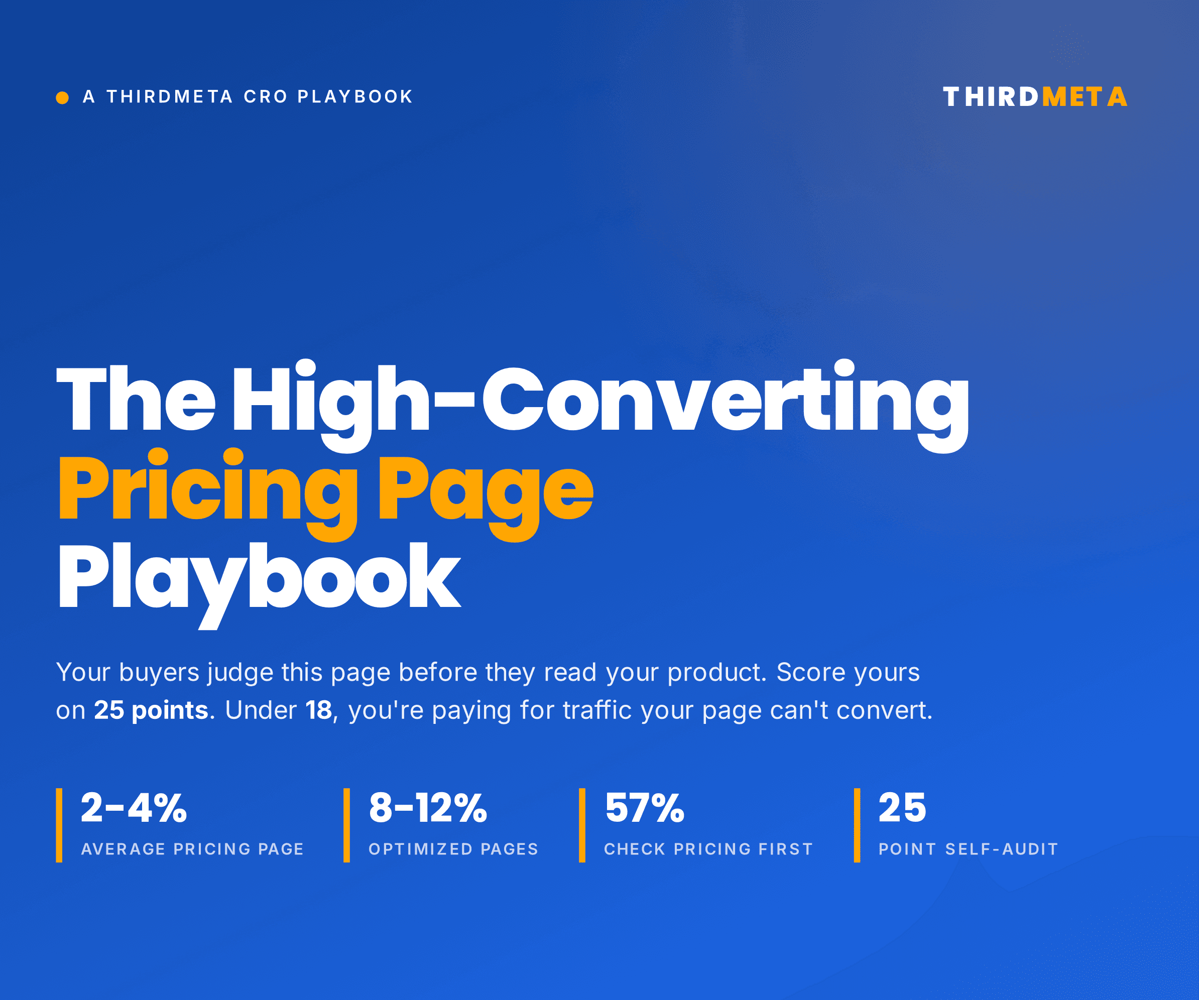 The High-Converting Pricing Page Playbook