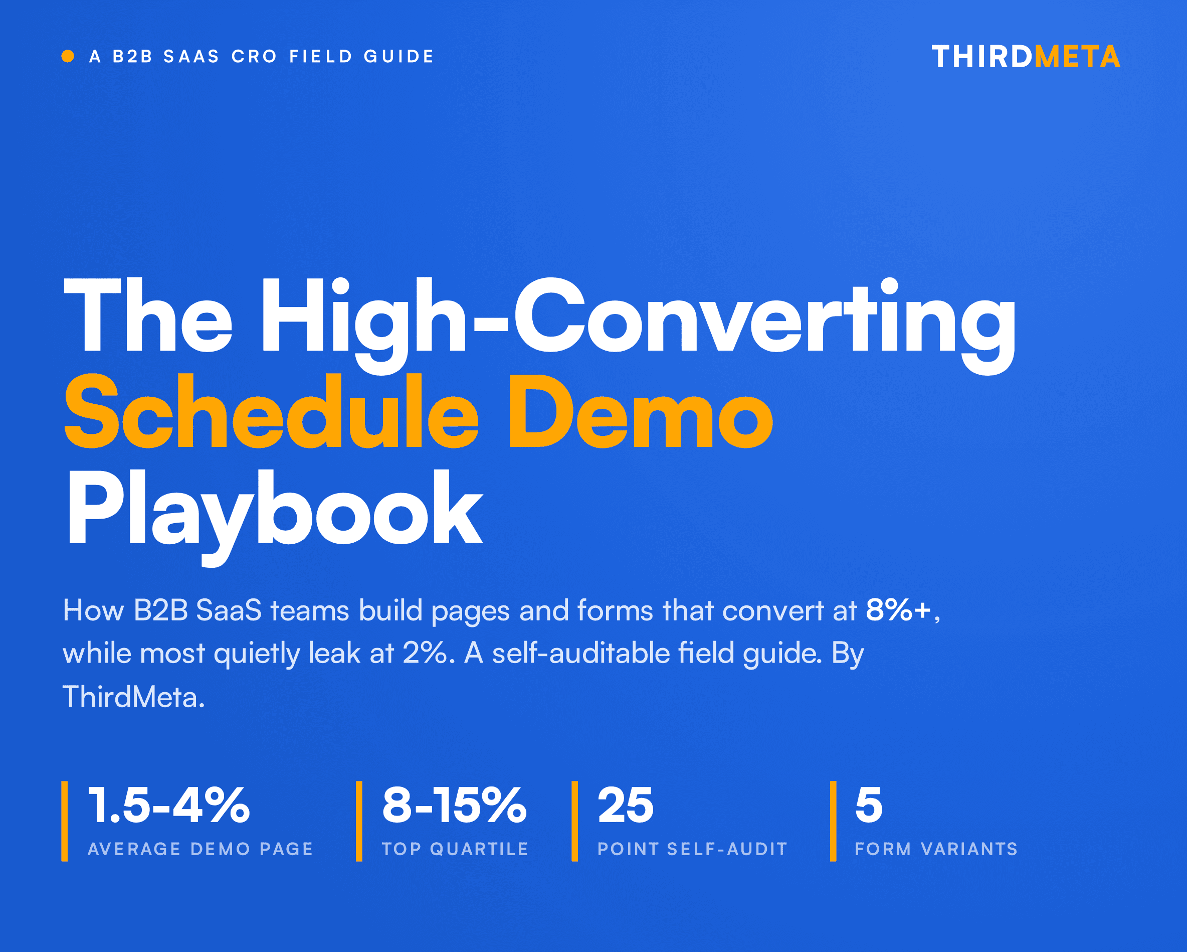 The High-Converting Schedule Demo Playbook