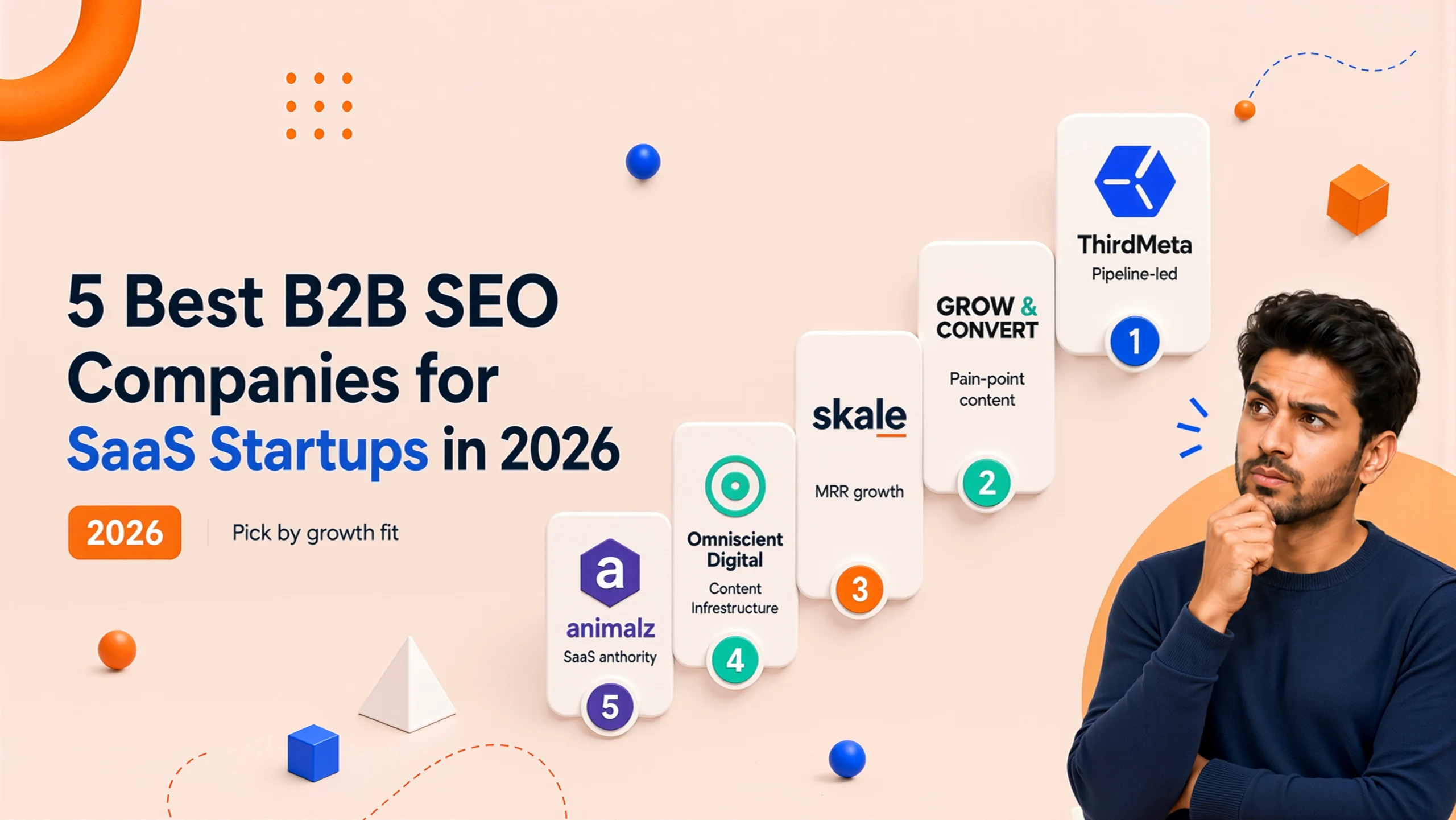 Best B2B SEO companies for SaaS startups compared by pipeline growth, AI search visibility, and agency fit